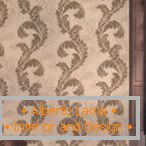 Wall decor wallpaper with monograms