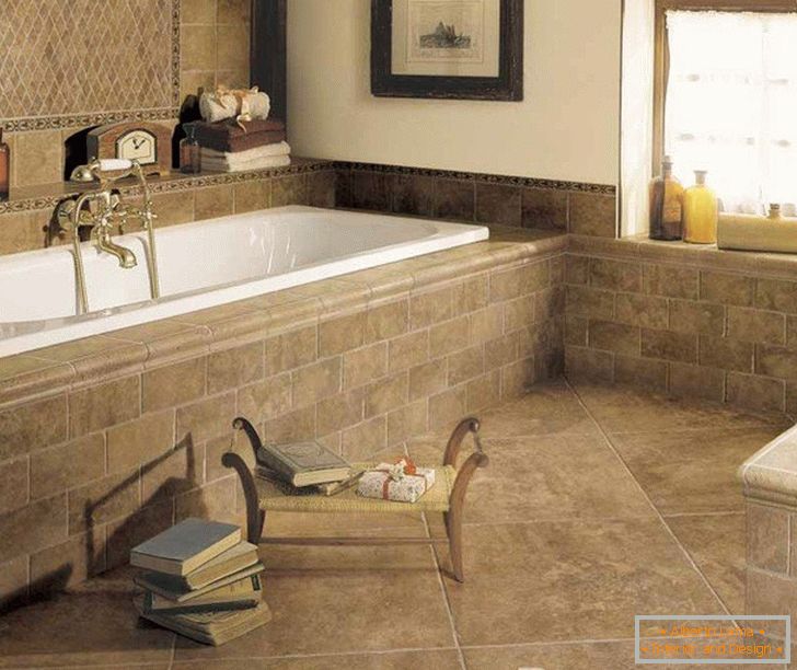 Tile for natural stone