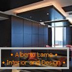 Suspended ceiling with lighting