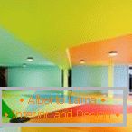 Multicolored interior design