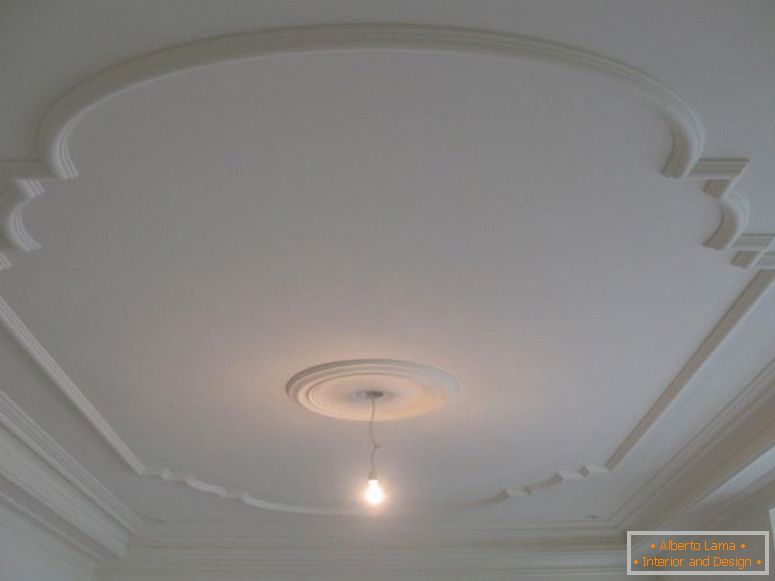 Design of ceilings from plasterboard - 140 photos of ideas