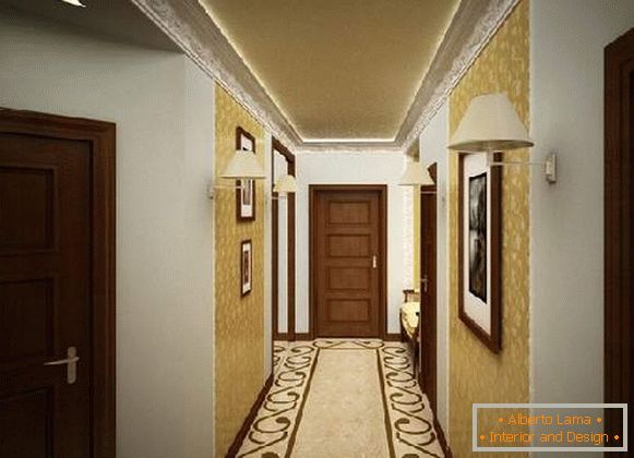 hallway for a narrow corridor photo design, photo 19