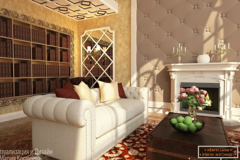 Design of the living room design от компании igenplan.ru