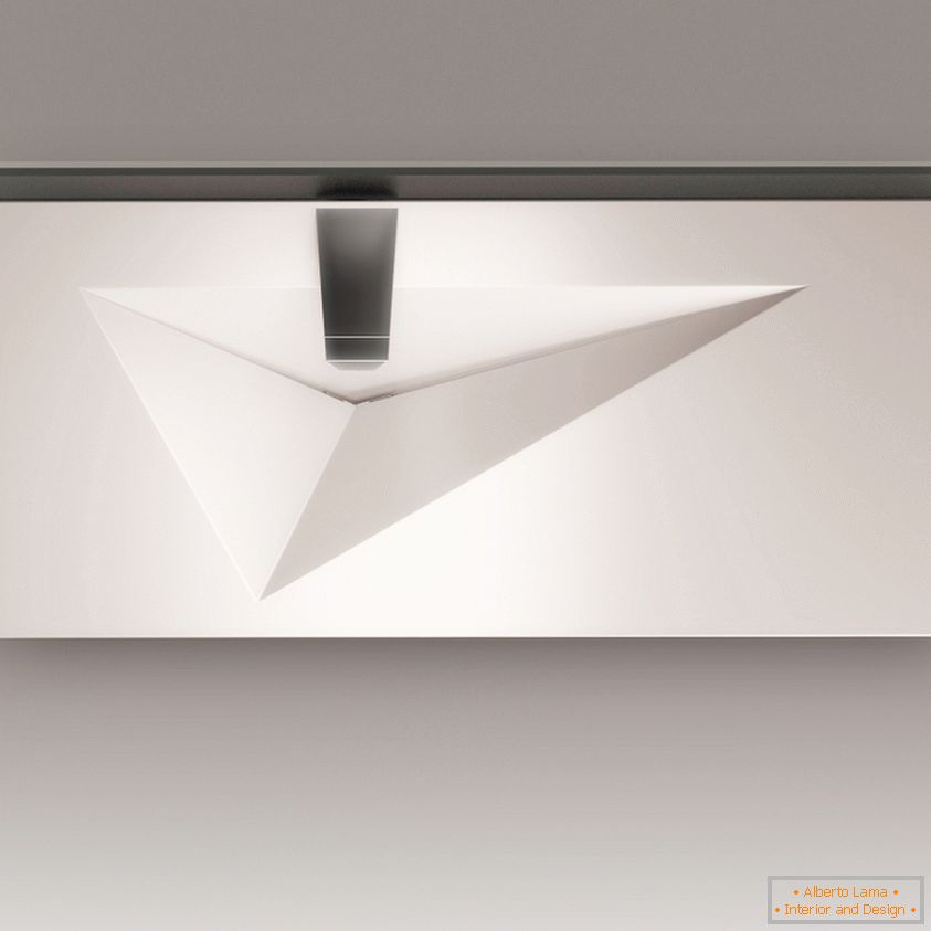 Design of a sink with an invisible sink from ARCHITIME Design Group