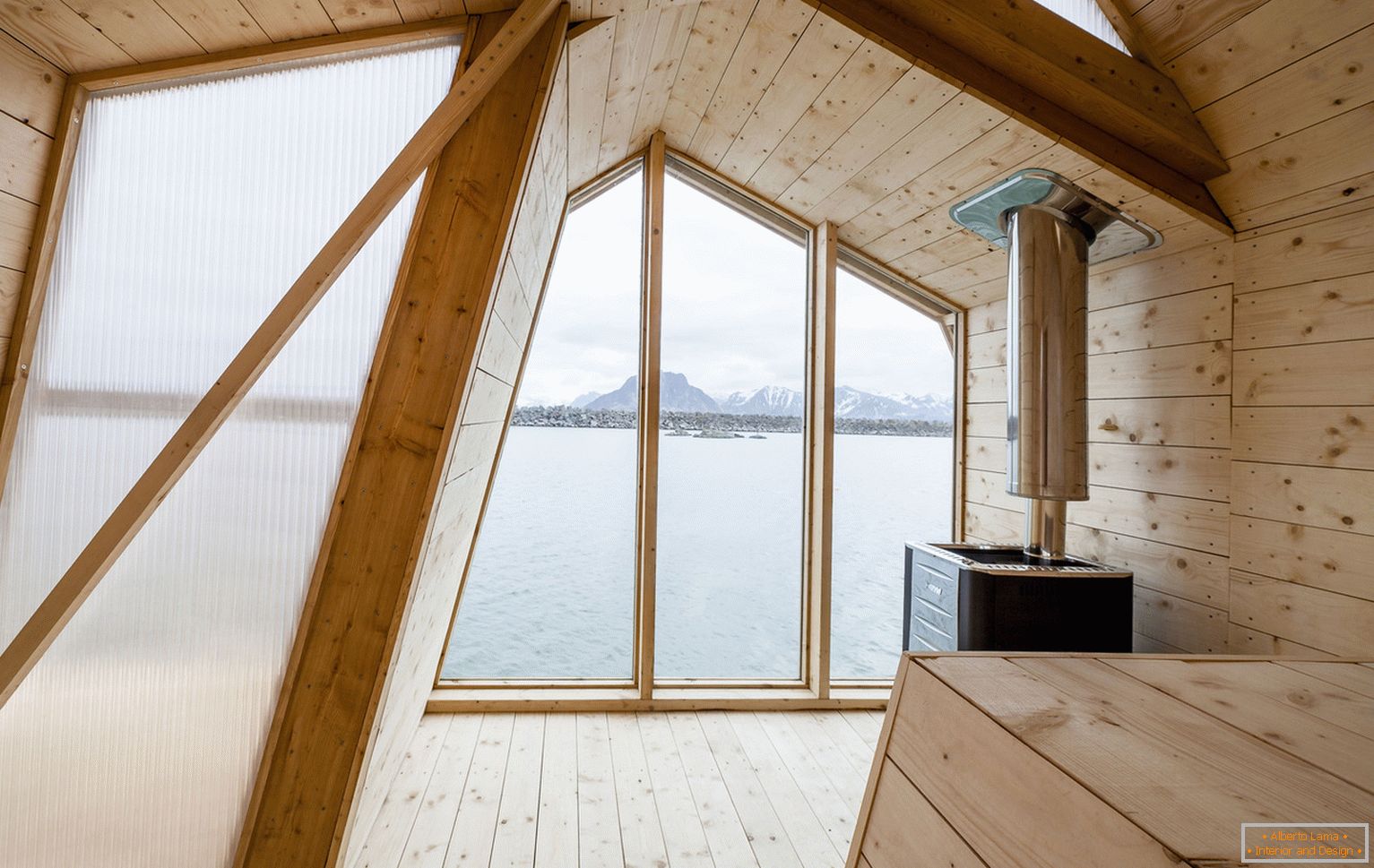 Design of a fishing lodge in Norway