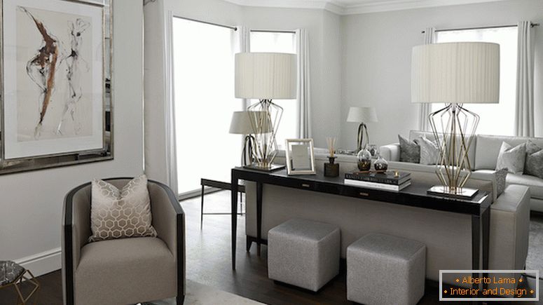 Decorative elements in interior design of apartments