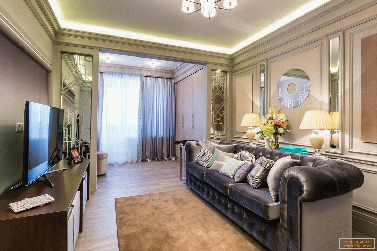 Luxurious living room design