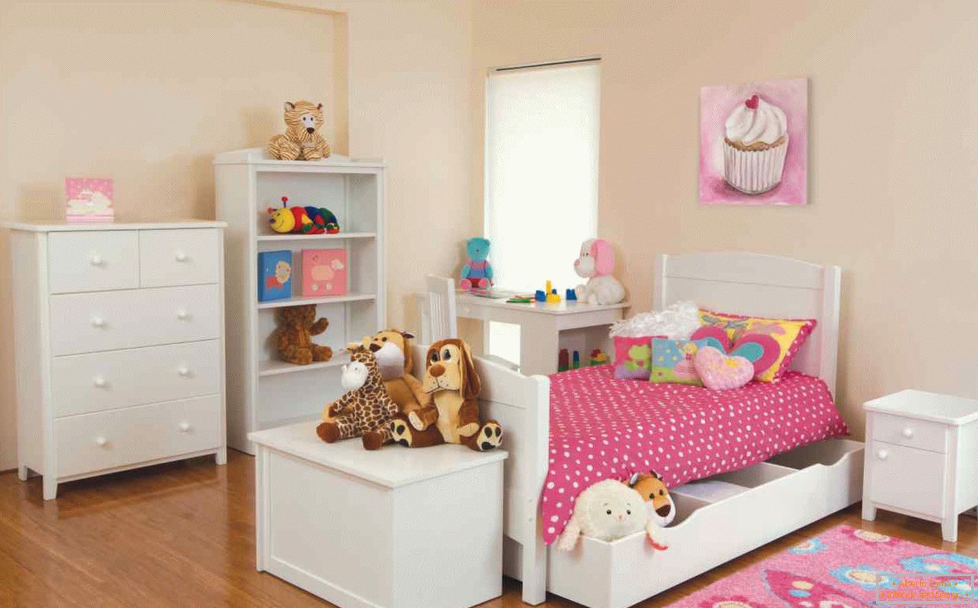 Set of furniture for the girl's room