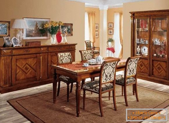 Design of a dining room - furniture Vasari from Betamobili