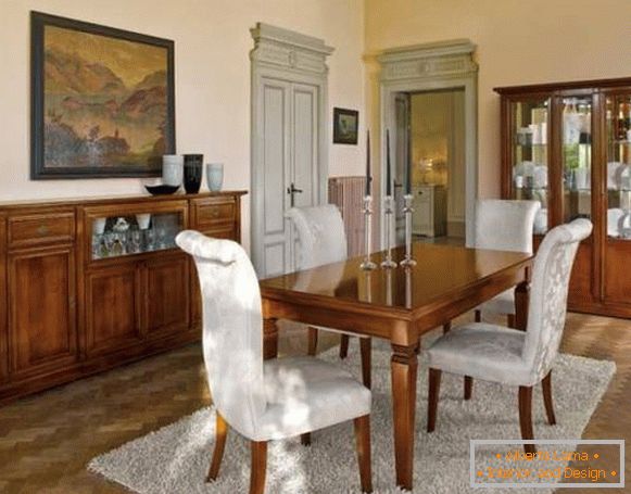 Design of a dining room - furniture Notre Dame from Betamobili