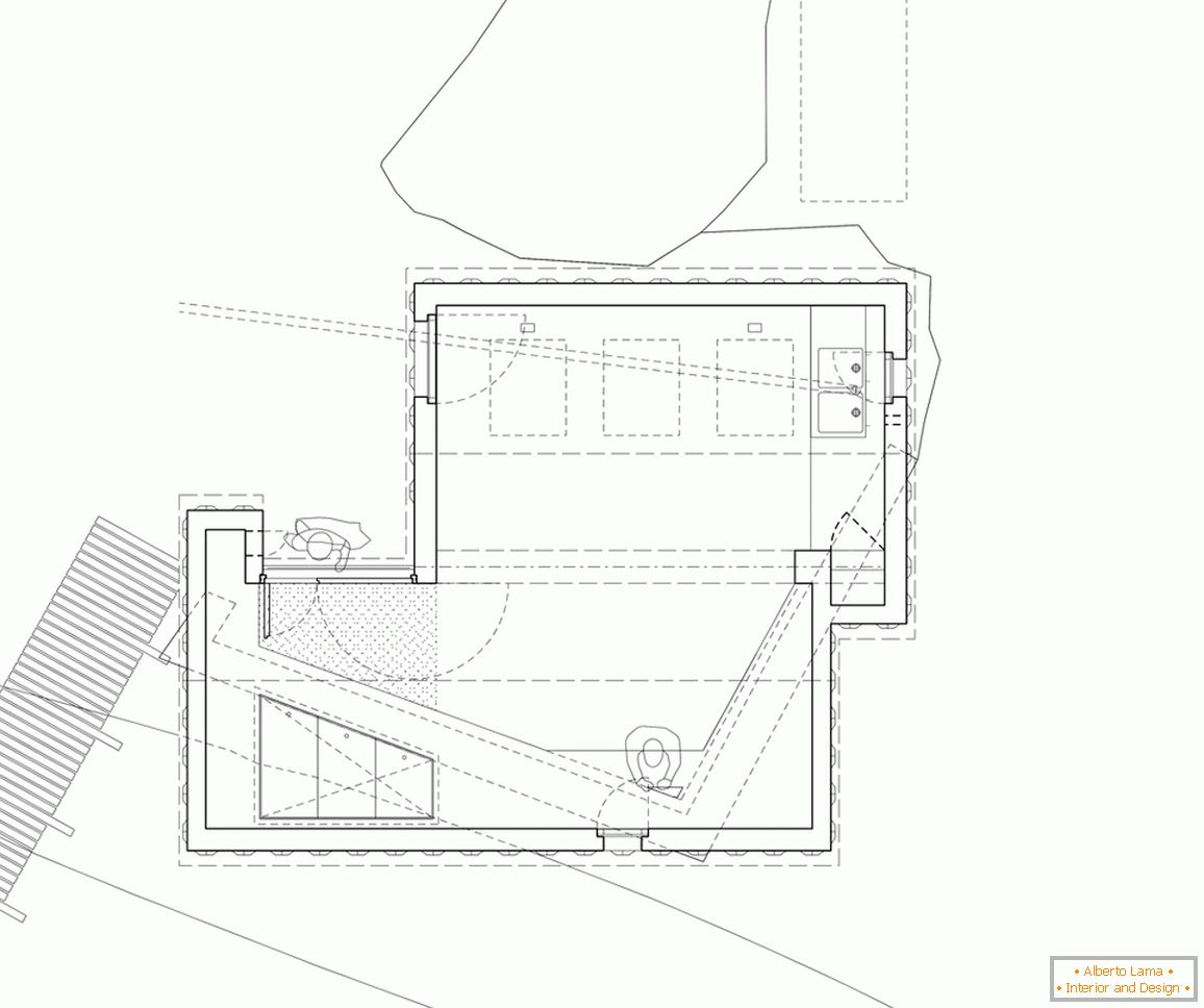 The layout of the studio от Midden Studio