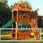 Small house with slide