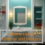 Turquoise in the design of the bathroom