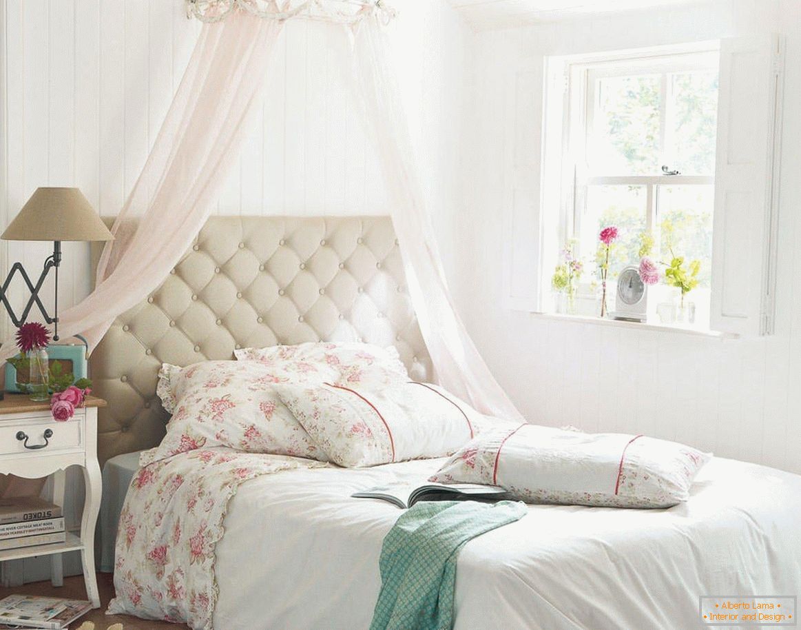 Delicate bedroom for a girl