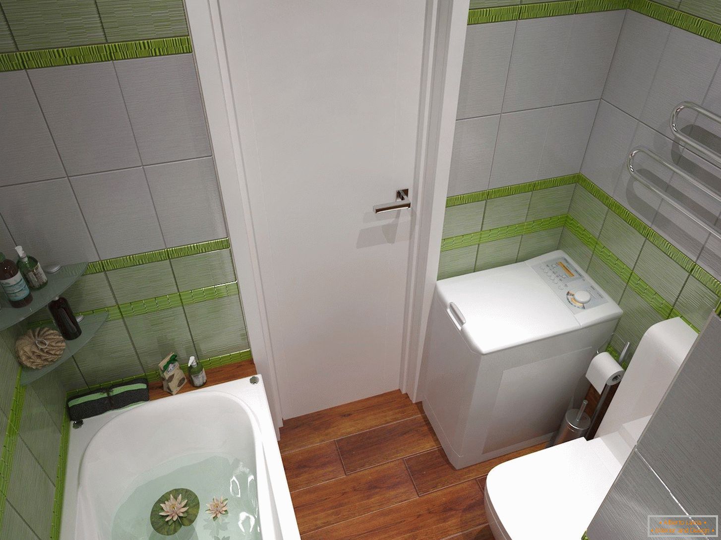 Laminate in the bathroom