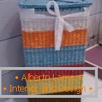 Bright basket at the shower