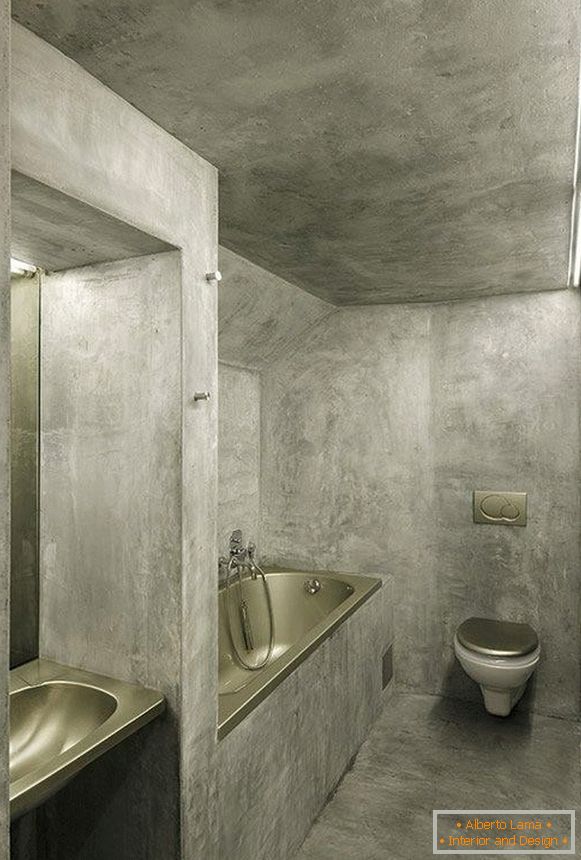 Design of a small bathroom