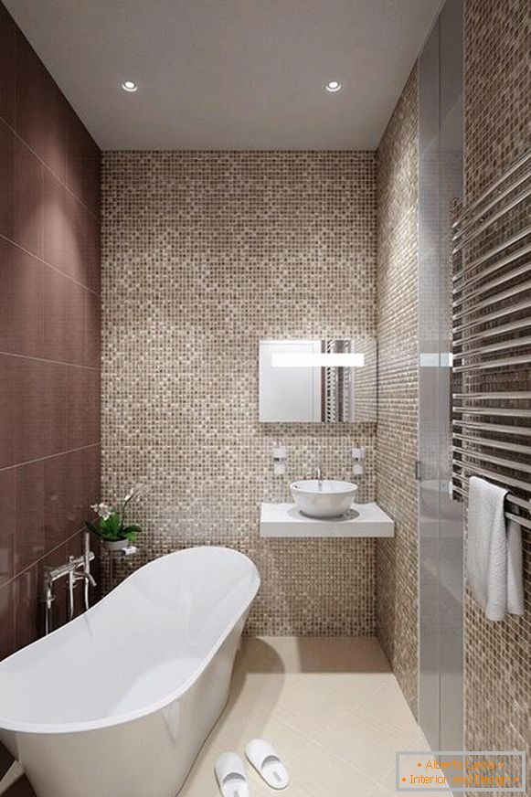 Bathroom in shades of brown