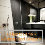 Bathroom design in black