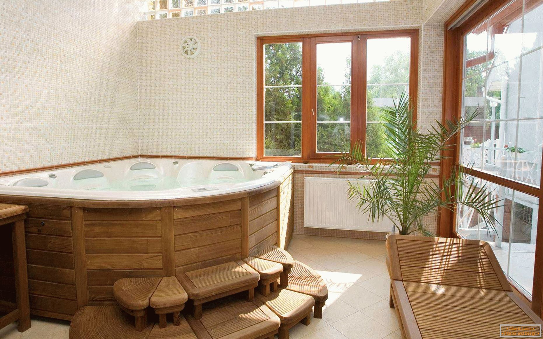 Jacuzzi in a private house