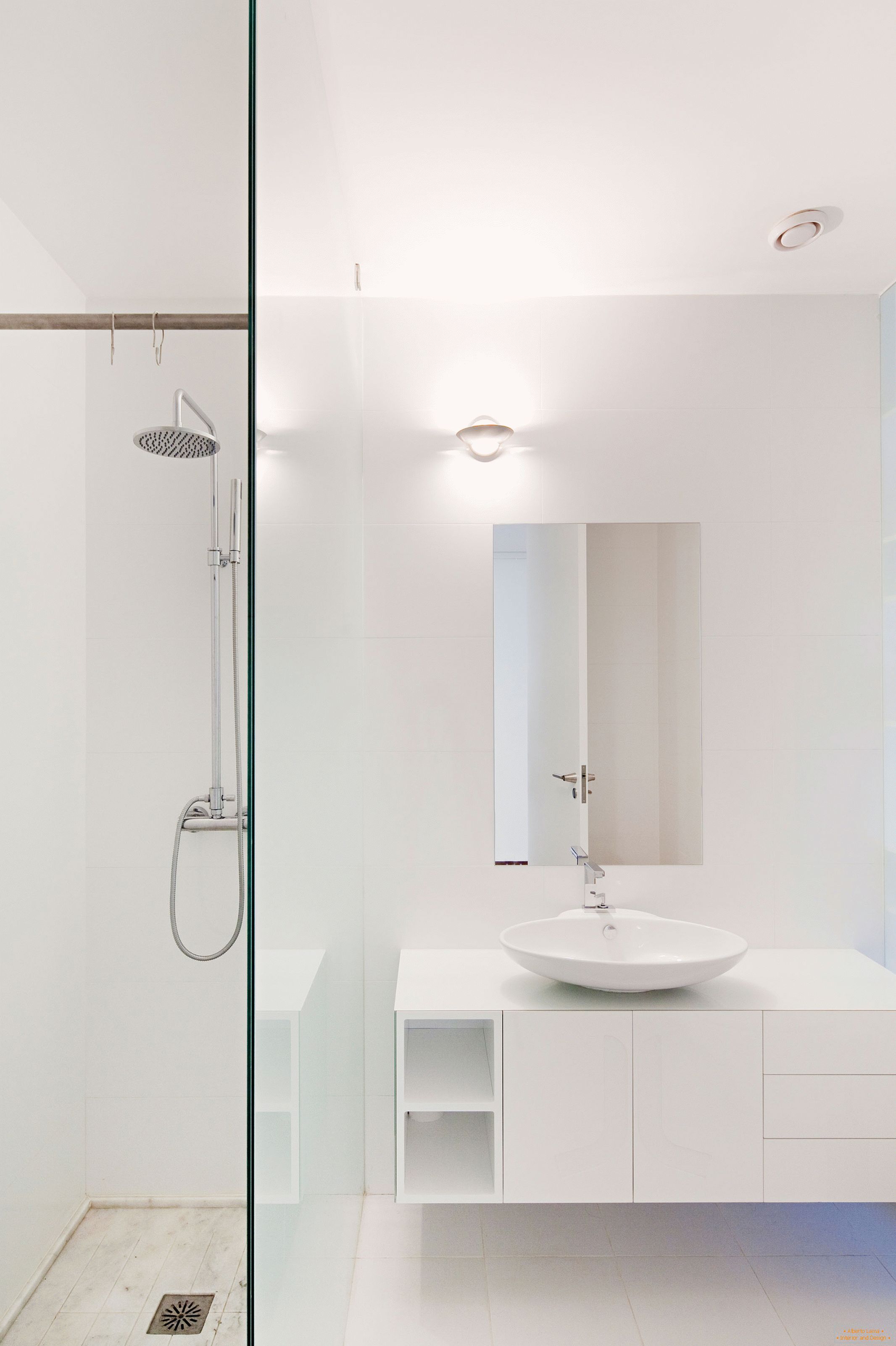 Interior of a small bathroom with a toilet