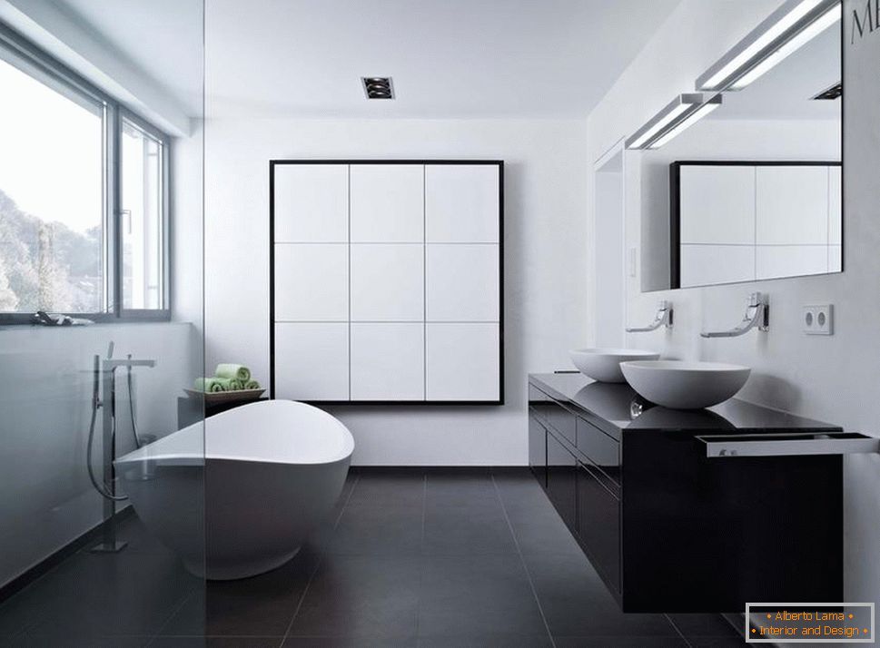 Interior of a small bathroom with a toilet