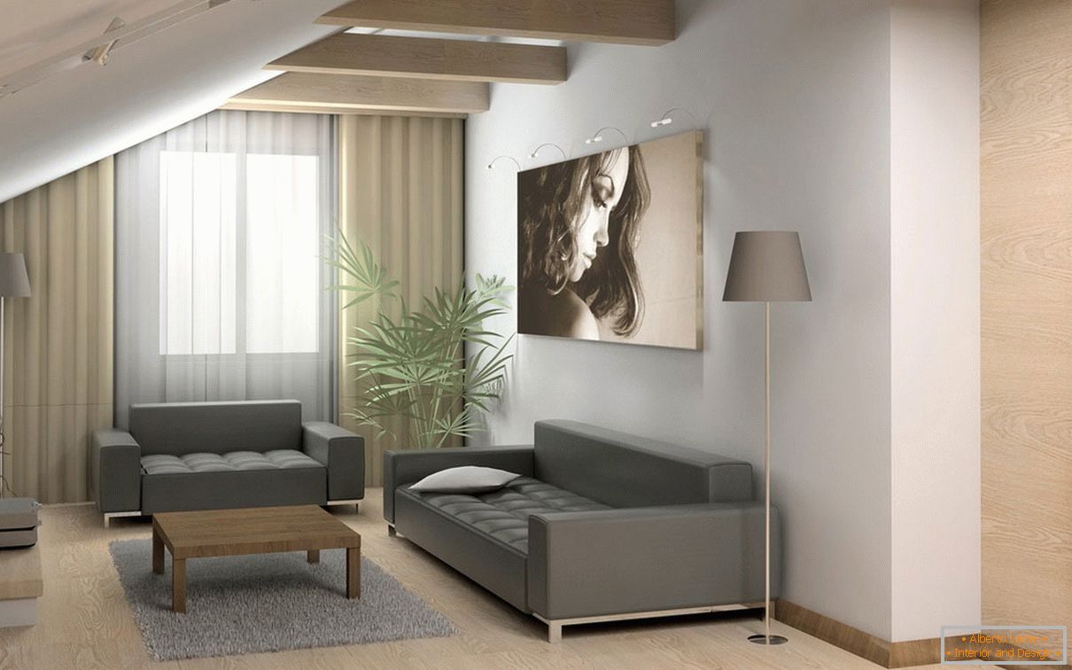 Interior of a small apartment