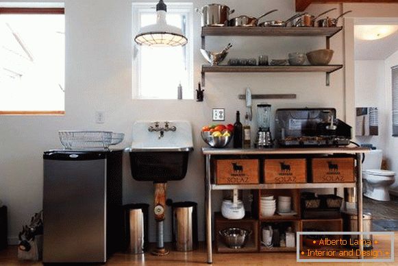 Functional kitchen interior