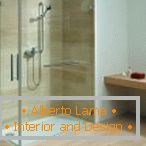 Laminate in the design of the bathroom