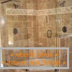 Tile for brown marble in shower design