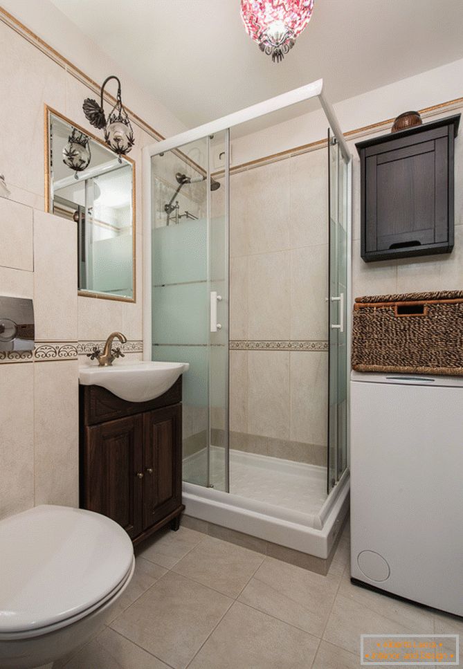 Bathroom of luxury apartments from Maria Dadiani