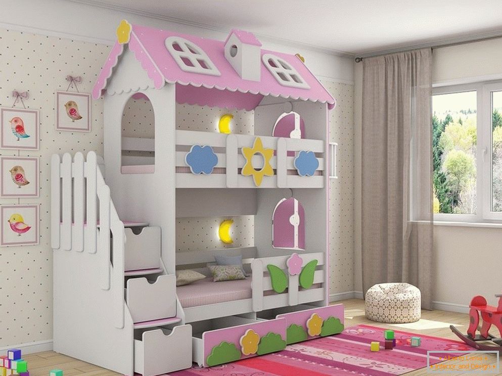 Fantastic two-storey bed