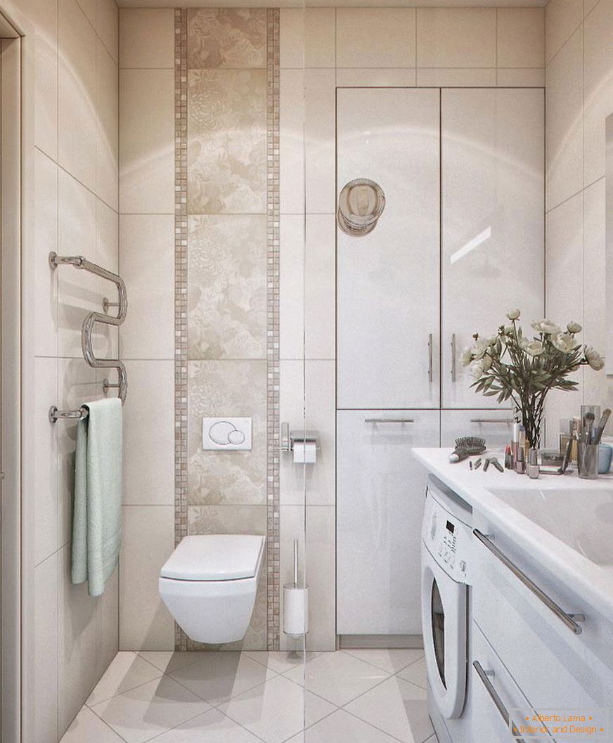 Bathroom in white color