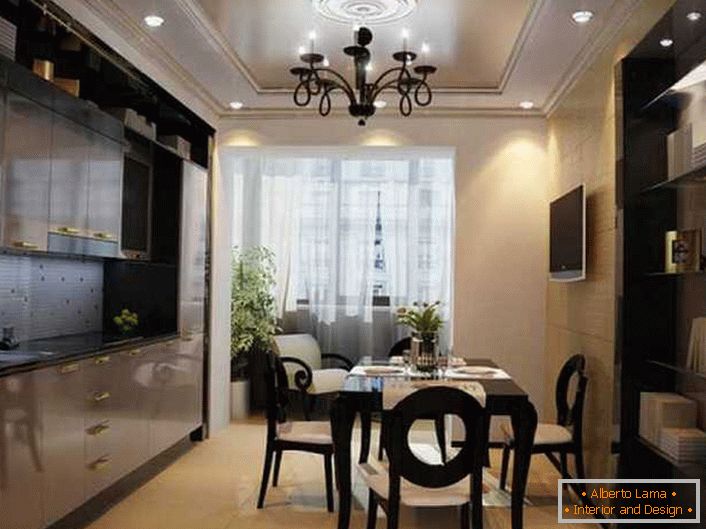 Luxurious kitchen interior