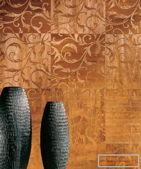 Wallpaper of wood. Производитель - Maya Romanoff