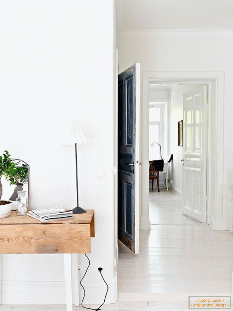 Interior of a modern apartment in Sweden