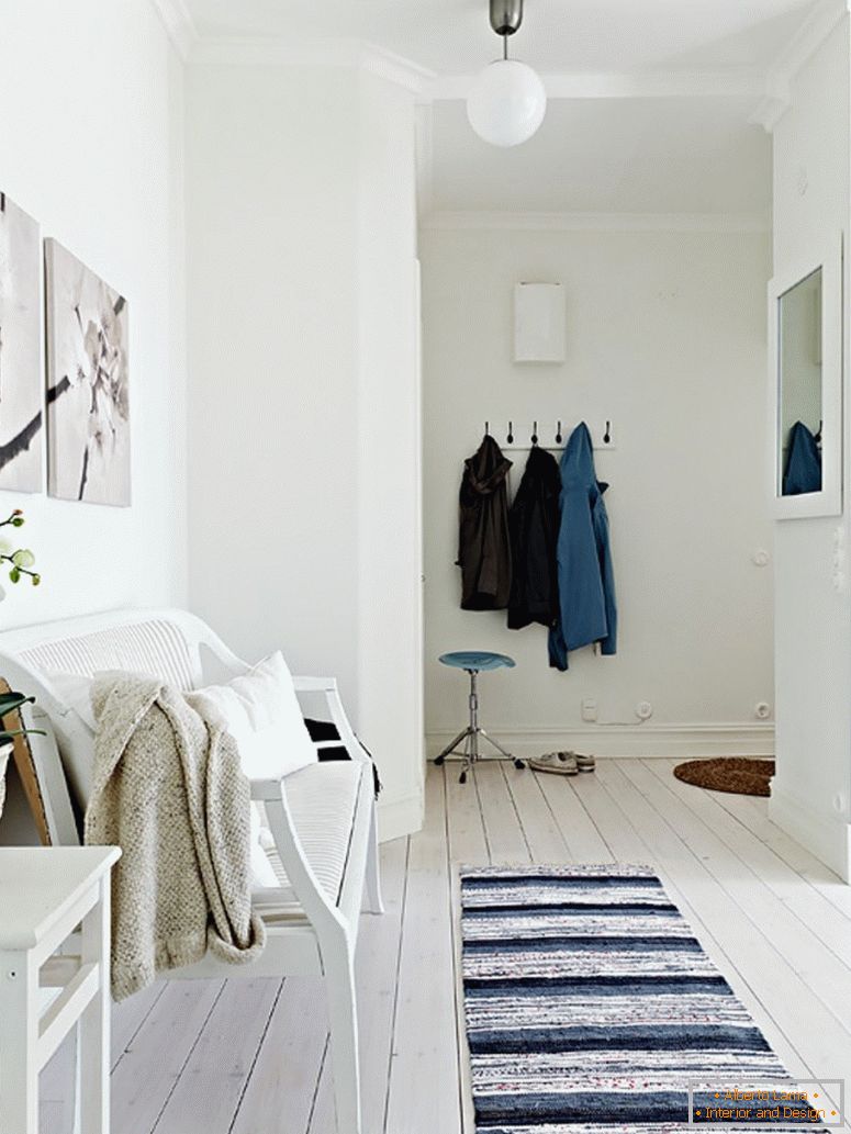 Interior of a modern living room apartment in Sweden