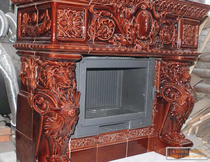 Author's fireplace