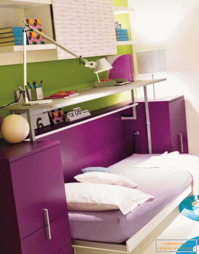 Bright interior design for children