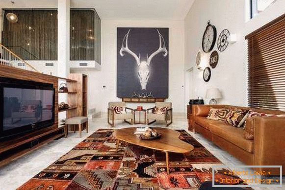 Tribal ethnic style in the interior