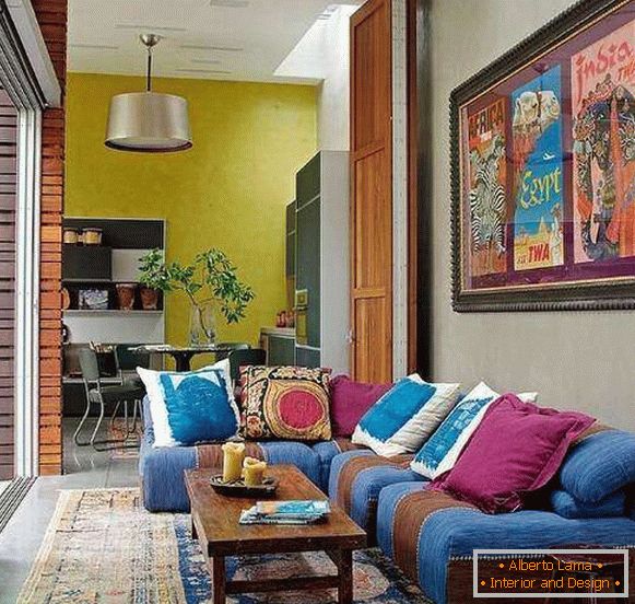 Indian ethnic style in the interior