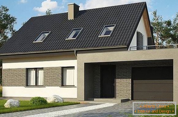 facades of a single-storey house, photo 14