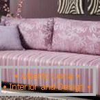 Light lilac sofa