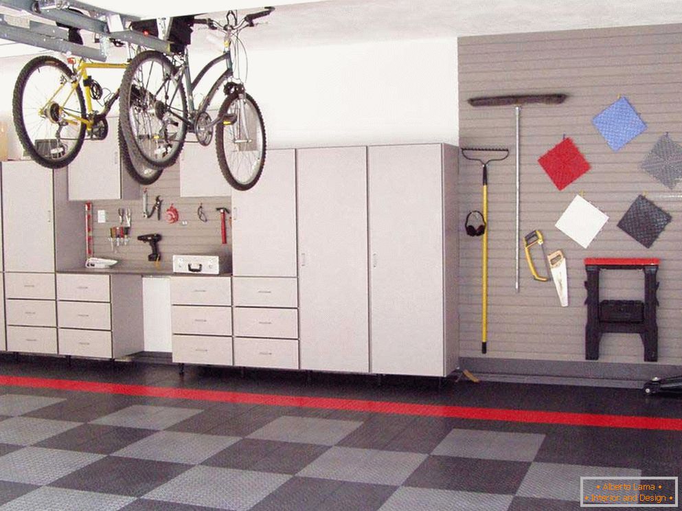 Garage interior design