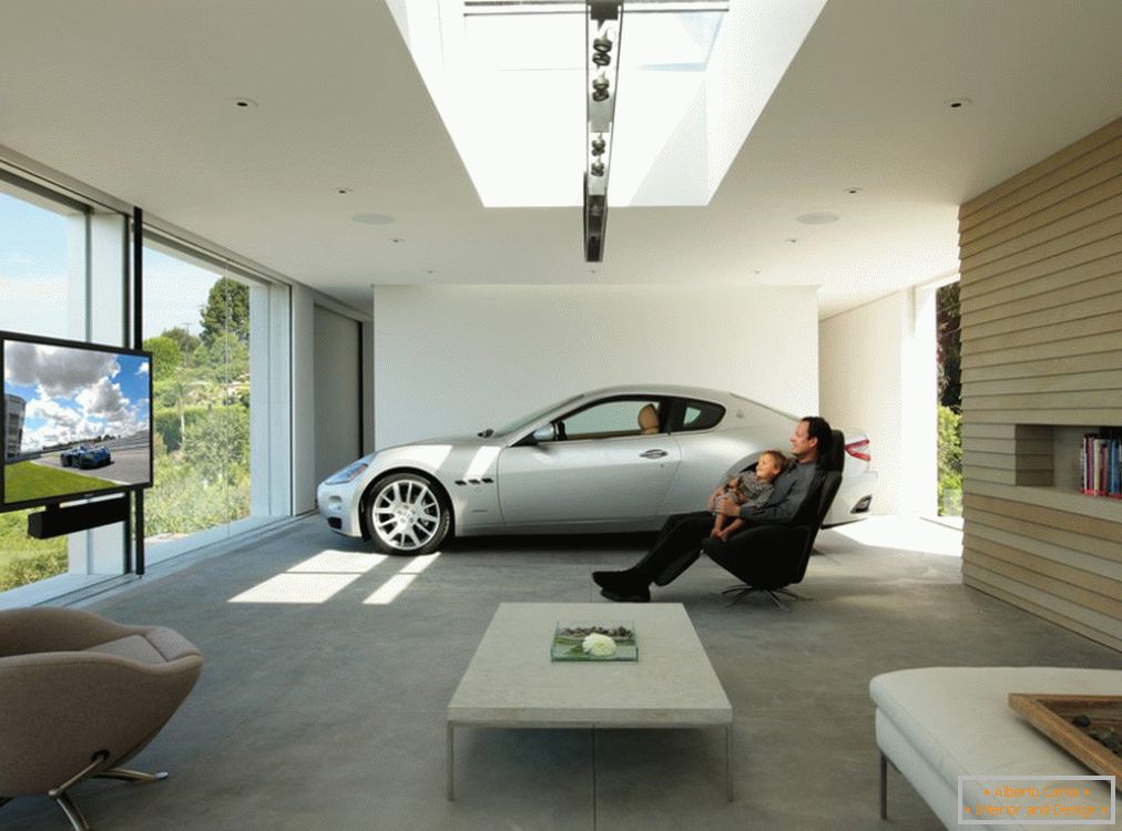 Garage interior design