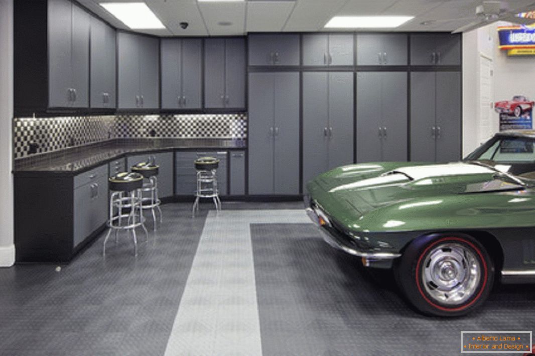 Garage interior design