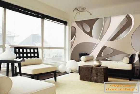 Wall Mural 3d in the living room, photo 37