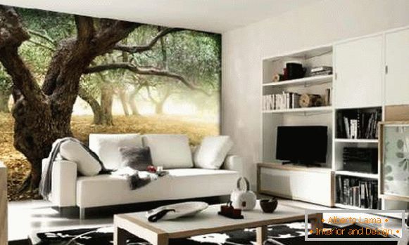 Wall Mural 3d in the living room, photo 46