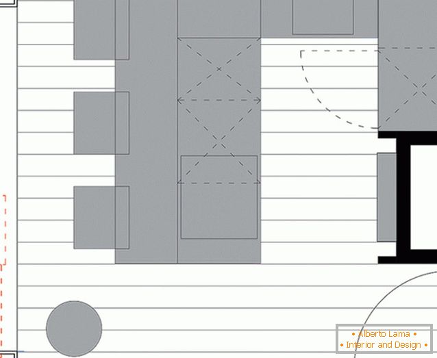 Plan of 10 meter kitchen