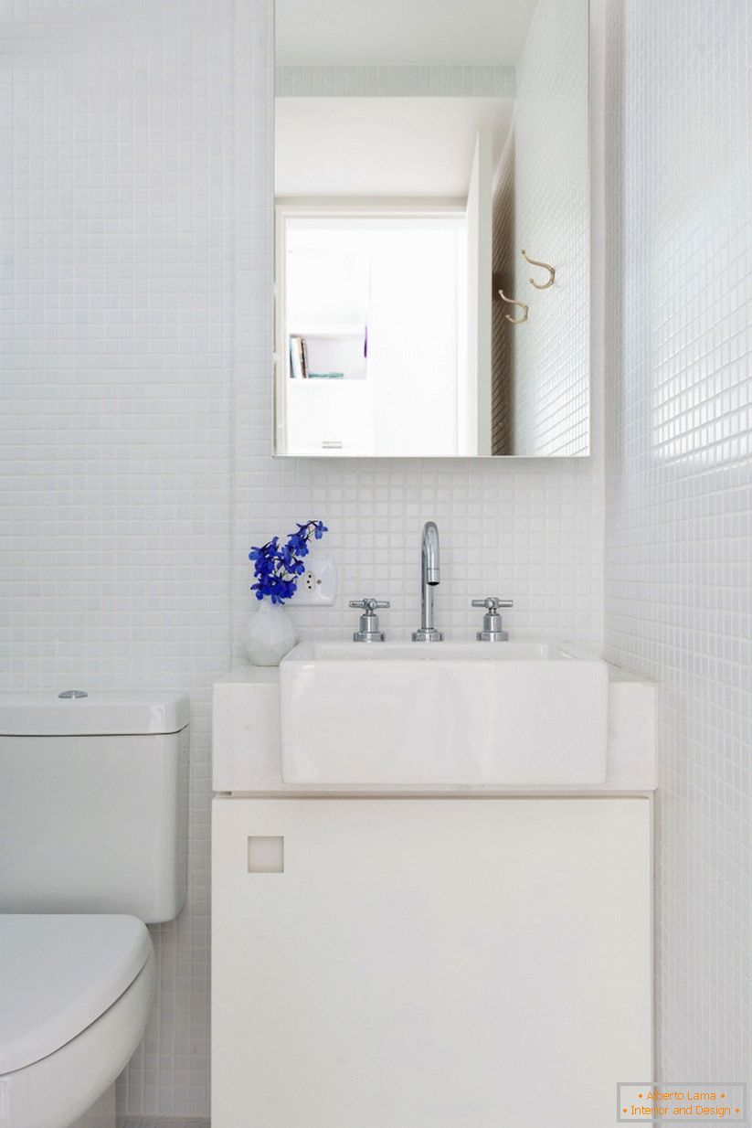 Bathroom in white color